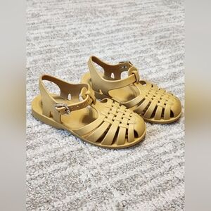 Scallywag Baby boy girl beige gold fisherman sandals size 28 EU 10/11 child